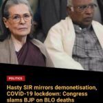 Kharge Charges BJP Over BLO Suicides Amid SIR Drive