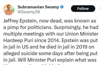 Rajya Sabha uproar over Epstein reference during address debate