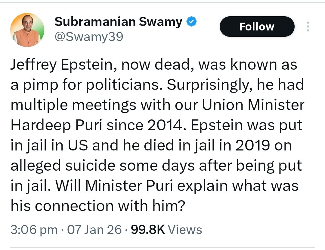 Rajya Sabha uproar over Epstein reference during address debate