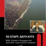 BSNL director’s Prayagraj visit sparks protocol row