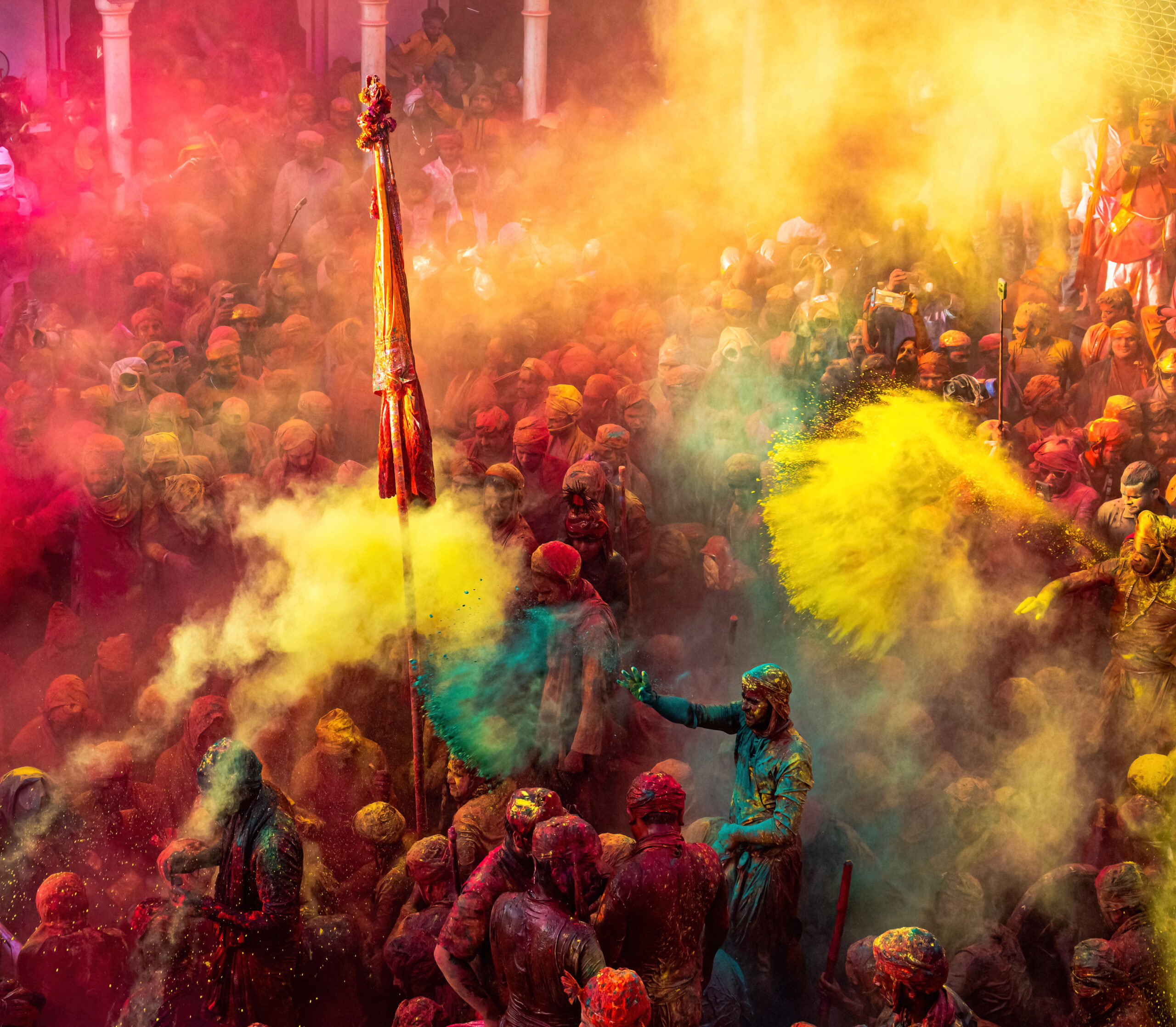 Holi video sparks outrage over alleged cow abuse